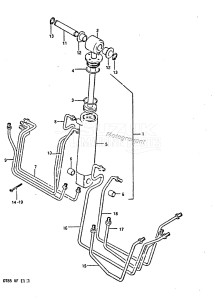 DT85 From 8501-300001 till 310443 ()  1978 drawing TILT CYLINDER (MODEL VE /​ VF)