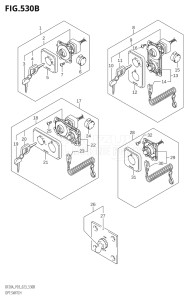 00995F-340001 (2023) 9.9hp E03-USA (DF9.9B  DF9.9BT  DF9.9BTH) DF9.9B drawing OPT:SWITCH (SEE NOTE)