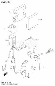 DF40A From 04003F-710001 (E01)  2017 drawing PTT SWITCH /​ ENGINE CONTROL UNIT (DF60ATH:E01)