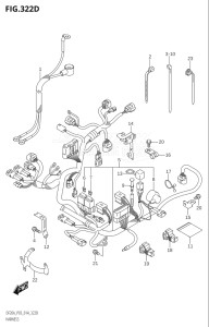 00995F-410001 (2014) 9.9hp P03-U.S.A (DF9.9B  DF9.9BR  DF9.9BT  DF9.9BTH) DF9.9B drawing HARNESS (DF9.9BTH:P03)