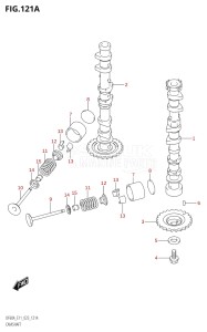 06002F-240001 (2022) 60hp E01 E40 E11-Gen. Export - Costa Rica (DF60AQH  DF60AQH  DF60AT  DF60AT  DF60ATH  DF60ATH) DF60A drawing CAMSHAFT