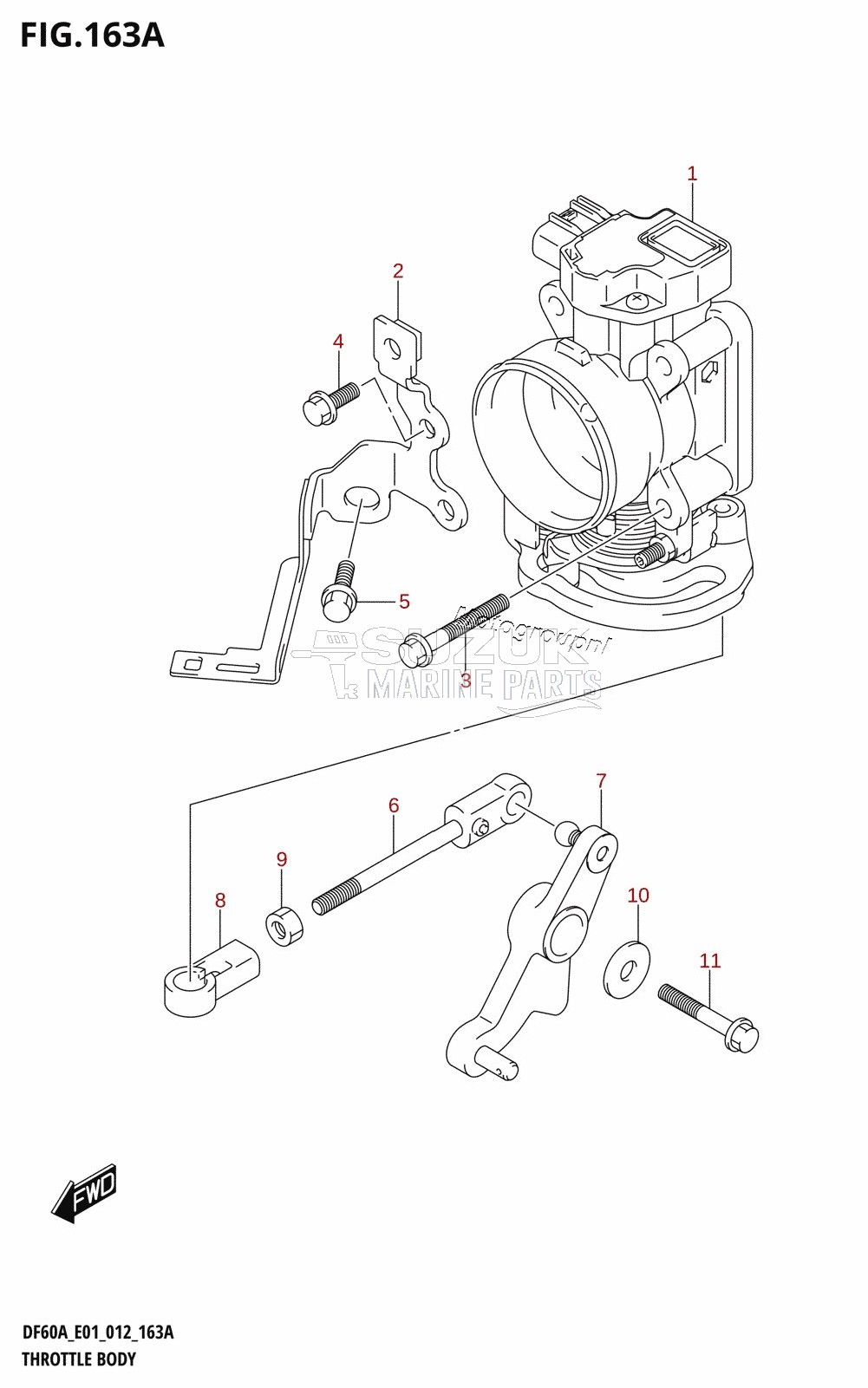 THROTTLE BODY (DF40A:E01)