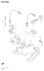 DF175TG From 17502F-410001 (E01 E40)  2014 drawing SENSOR (DF175TG:E40)