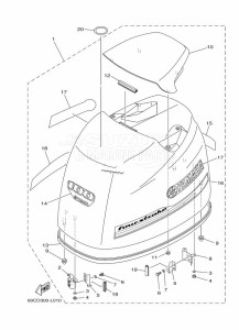 F100BETX drawing FAIRING-UPPER