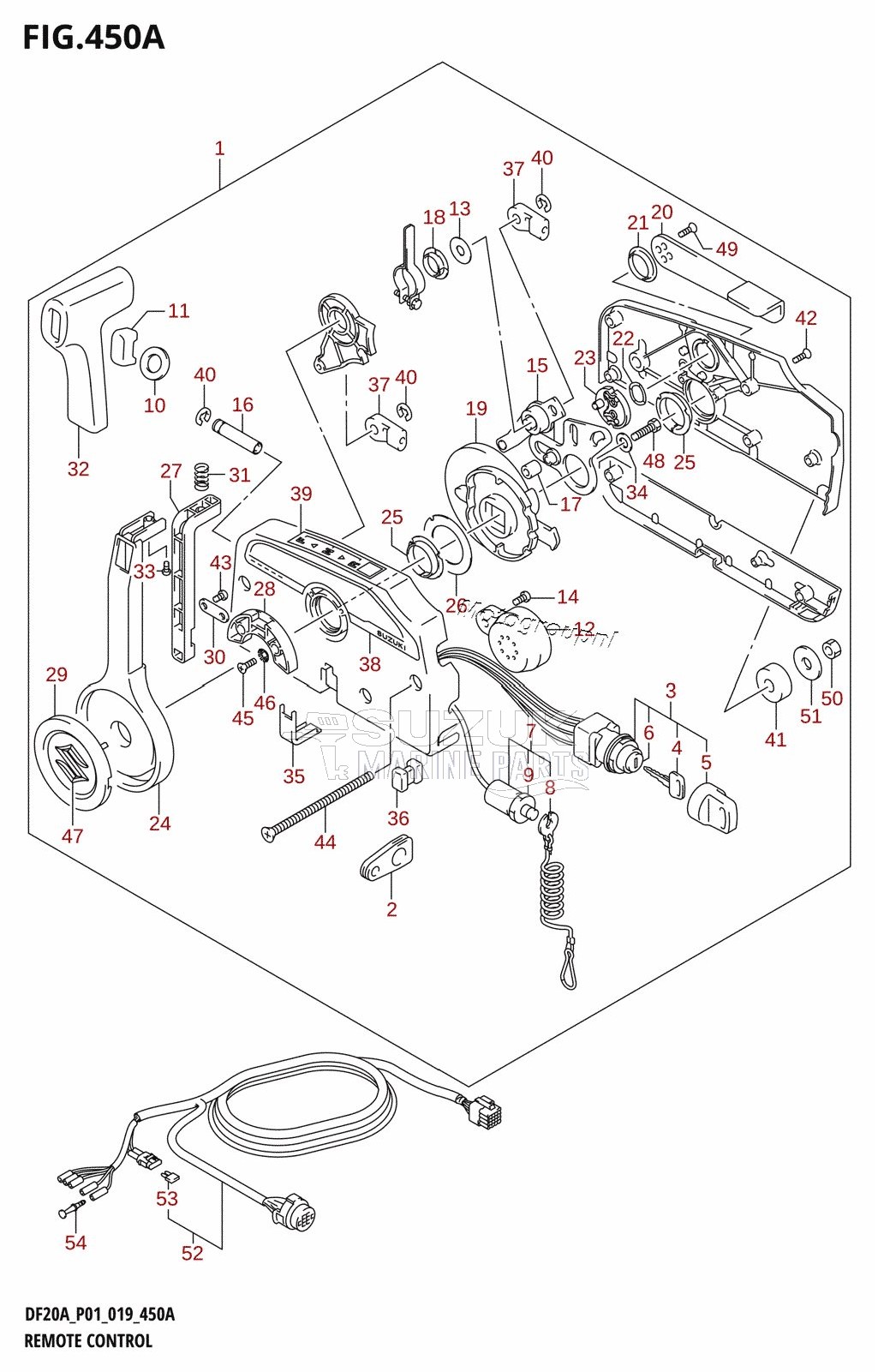 REMOTE CONTROL (DF9.9BR,DF15AR,DF20AR)