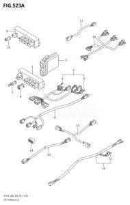 DF80A From 08002F-110001 (E01 E40)  2011 drawing OPT:HARNESS (2)