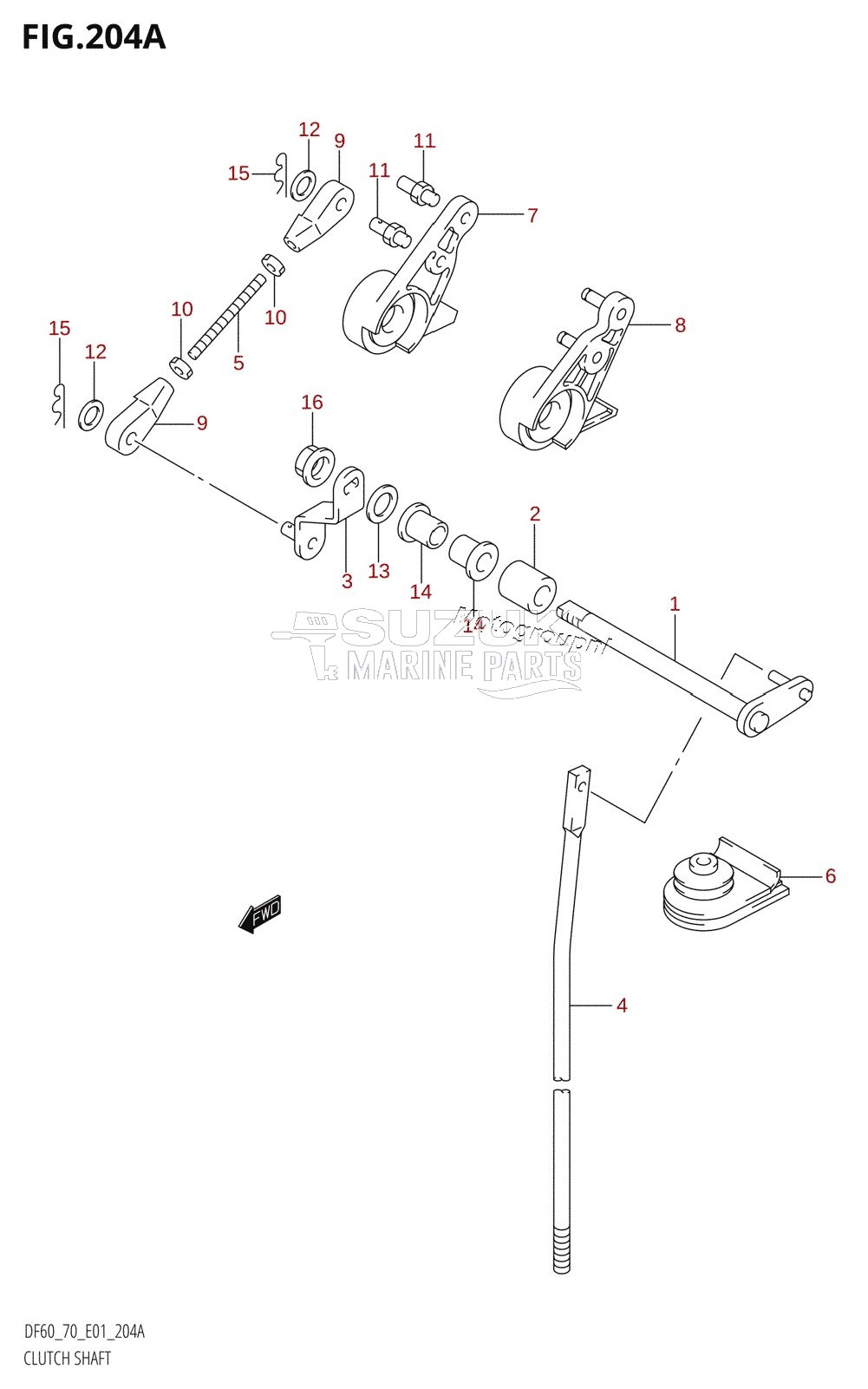 CLUTCH SHAFT