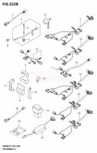 DF250A From 25003P-340001 (E11 E40)  2023 drawing OPT:HARNESS (1) (022,023)