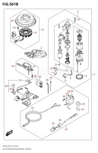 DF9.9A From 00994F-710001 (P03)  2017 drawing OPT:STARTING MOTOR (MANUAL STARTER) (DF9.9A:P03:M-STARTER)