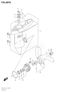 00252F-710001 (2017) 2.5hp P01-Gen. Export 1 (DF2.5) DF2.5 drawing GEAR CASE