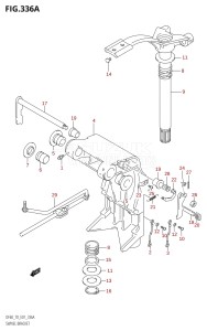 DF70 From 07001F-861001 (E01)  1998 drawing SWIVEL BRACKET