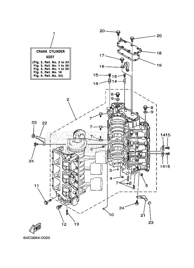 CYLINDER--CRANKCASE