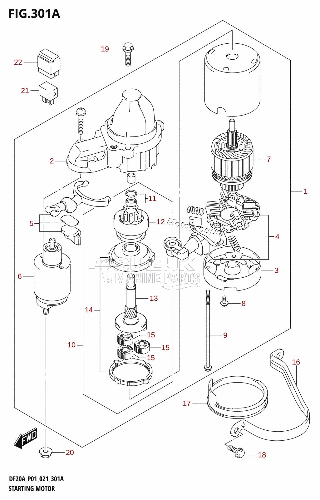 STARTING MOTOR (E-STARTER)