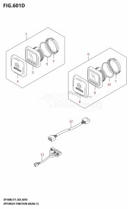 DF115BT From 11506F-440001 (E11 - E40)  2024 drawing OPT:MULTI FUNCTION GAUGE (1) (E40)