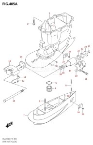 DF225T From 22503F-910001 (E03)  2019 drawing DRIVE SHAFT HOUSING (DF225T,DF225Z,DF250T,DF250Z)