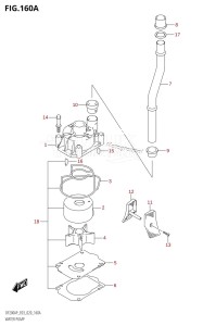 DF150A From 15003F-040001 (E03)  2020 drawing WATER PUMP