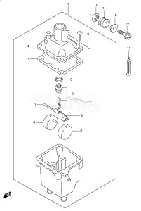 DT150STCL From 15002-971001 ()  1999 drawing VAPOR SEPARATOR (DT150(S) /​ 200)