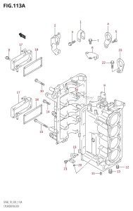 DF70 From 07001F-251001 (E03)  2002 drawing CYLINDER BLOCK