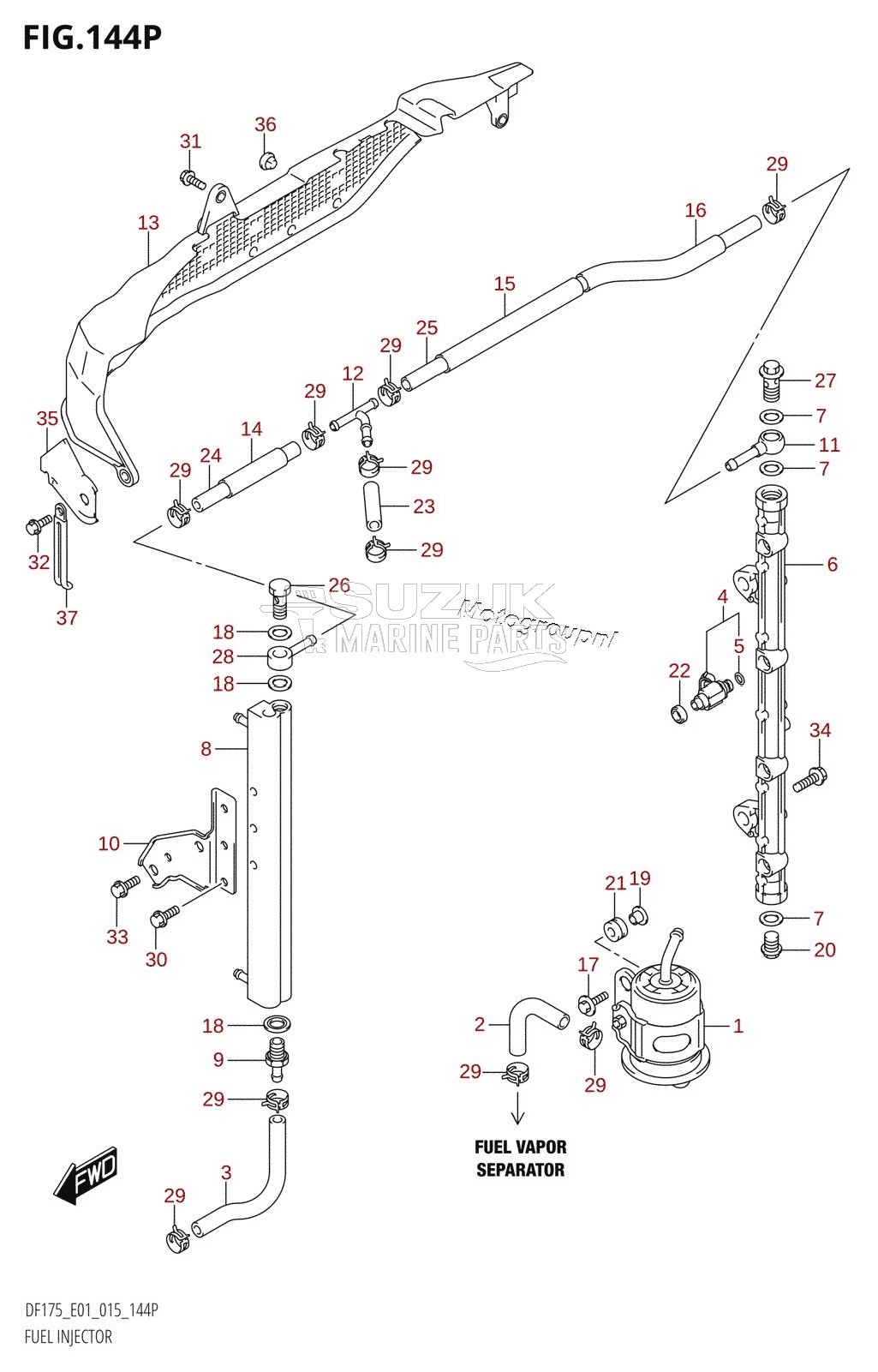 FUEL INJECTOR (DF175Z:E40)