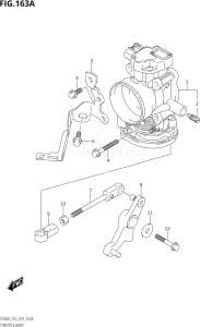 05004F-910001 (2019) 50hp E03-USA (DF50AVT) DF50A drawing THROTTLE BODY