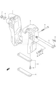 DF 70A drawing Clamp Bracket