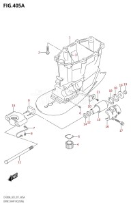 DF300A From 30002P-710001 (E03)  2017 drawing DRIVE SHAFT HOUSING (DF300A:E03:X-TRANSOM)