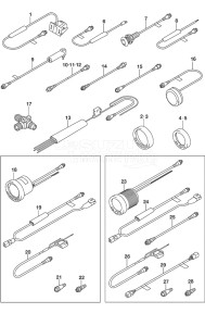 Outboard DF 115A drawing SMIS Gauges