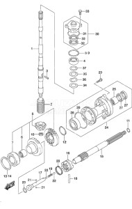 Outboard DF 90A drawing Transmission