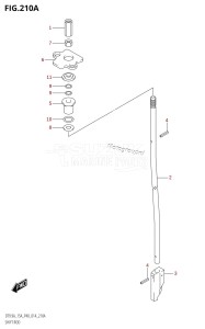 DT15A From 01504-410001 (P40)  2014 drawing SHIFT ROD (DT9.9A:P40)