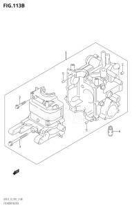 01503F-110001 (2011) 15hp P01-Gen. Export 1 (DF15  DF15R) DF15 drawing CYLINDER BLOCK (K5,K6,K7,K8,K9,K10,011)