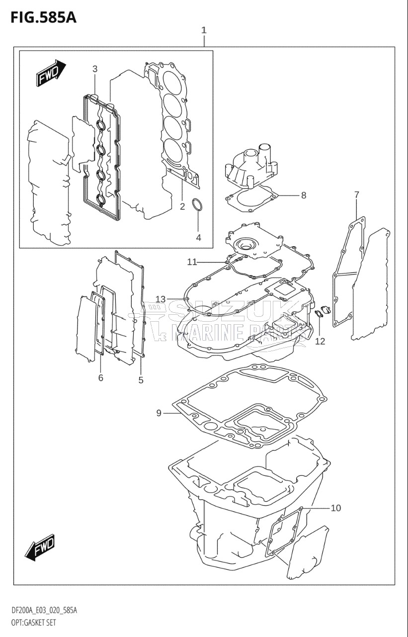 OPT:GASKET SET