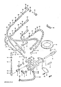 DT140 From 14002-300001 till 305081 ()  1983 drawing OIL PUMP (404575~)