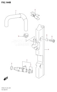 DF60A From 06002F-040001 (E01 E40)  2020 drawing FUEL INJECTOR (E40)