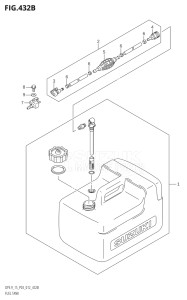 00993F-110001 (2011) 9.9hp P03-U.S.A (DF9.9T  DF9.9TH) DF9.9 drawing FUEL TANK (DF9.9TH:P03)