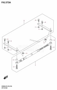 DF250Z From 25003Z-810001 (E40)  2018 drawing OPT:TIE ROD