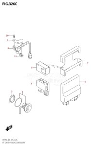 DF140A From 14003F-510001 (E01 E40)  2015 drawing PTT SWITCH /​ ENGINE CONTROL UNIT (DF115AT:E40)