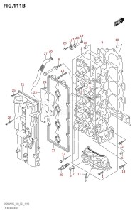 DF200AST From 20004F-040001 (E03)  2020 drawing CYLINDER HEAD (DF150AST)