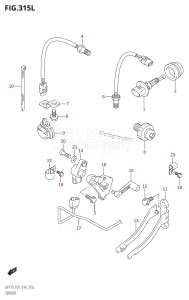 DF150 From 15002F-410001 (E01 E40)  2014 drawing SENSOR (DF175TG:E01)