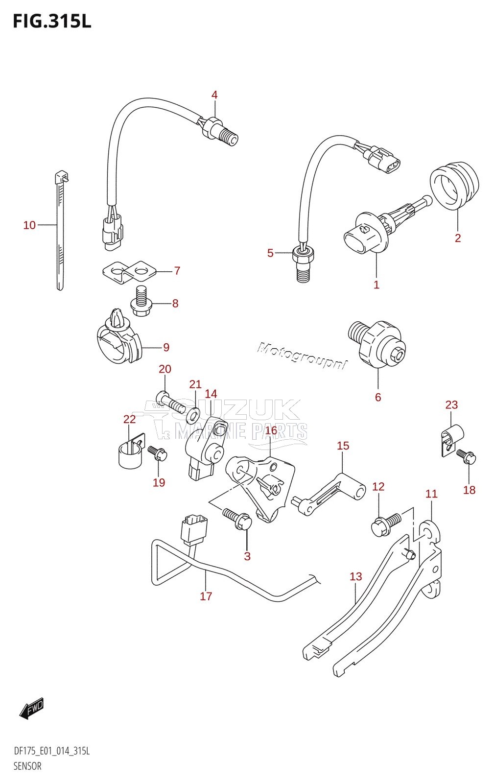 SENSOR (DF175TG:E01)