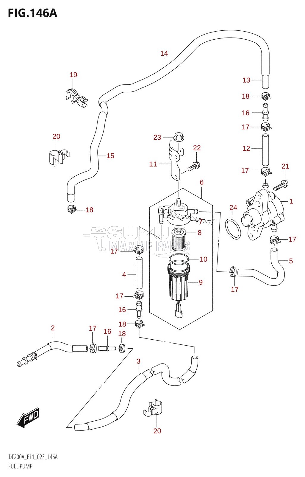 FUEL PUMP ((E01,E03):020,E11:021,(E03,E11):(022,023))