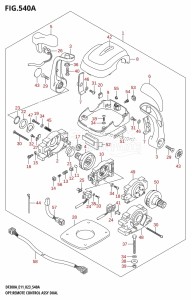 DF250A From 25003P-340001 (E11 E40)  2023 drawing OPT:REMOTE CONTROL ASSY DUAL (020,021)