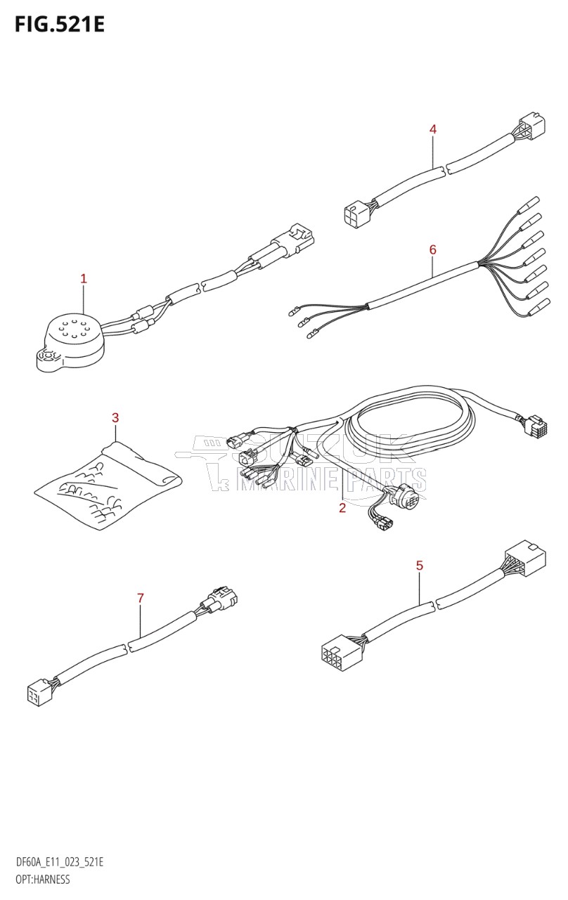 OPT:HARNESS ((DF40AQH,DF40ATH,DF50ATH,DF60AQH,DF60ATH,DF50AVTH,DF60AVTH):022)