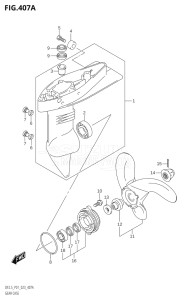 00252F-040001 (2020) 2.5hp P01-Gen. Export 1 (DF2.5  DF2.5    DF2.5M0) DF2.5 drawing GEAR CASE