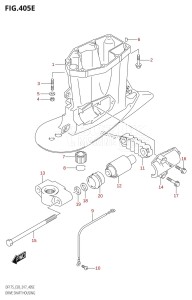 DF175Z From 17502Z-710001 (E03)  2017 drawing DRIVE SHAFT HOUSING (DF150ST:E03)