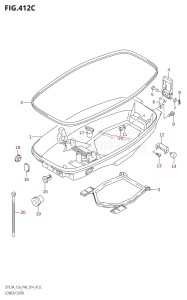 DT15A From 01504-410001 (P40)  2014 drawing LOWER COVER (DT9.9AK:P36)