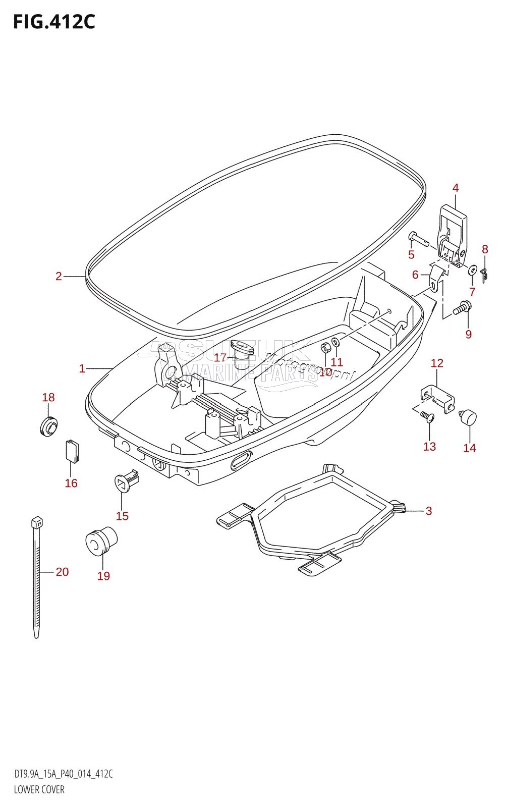 LOWER COVER (DT9.9AK:P36)