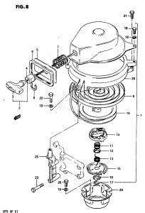 DT5 From 0501-551318 ()  1985 drawing STARTER (E07,E13,E38,E40)