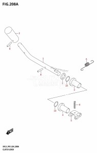 DF2.5 From 00252F-440001 (P01 )  2024 drawing CLUTCH LEVER