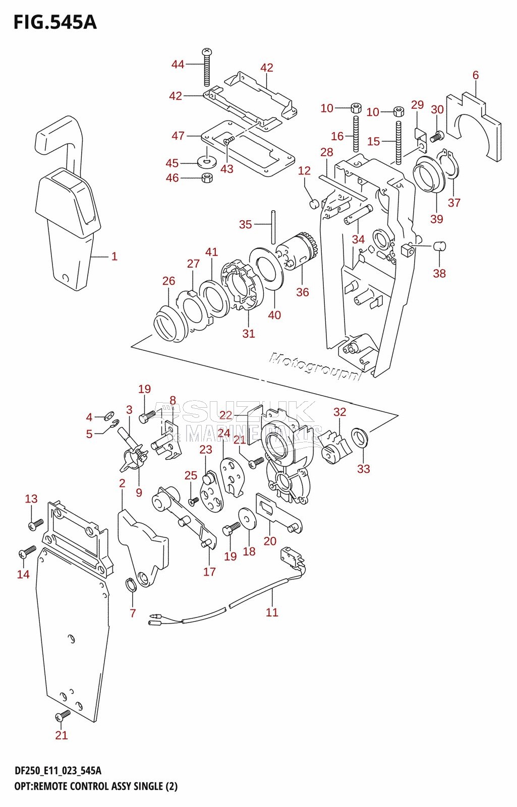 OPT:REMOTE CONTROL ASSY SINGLE (2)