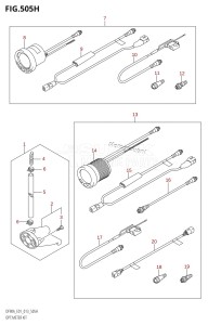 DF90A From 09003F-310001 (E01 E40)  2013 drawing OPT:METER KIT (DF90A:E40)